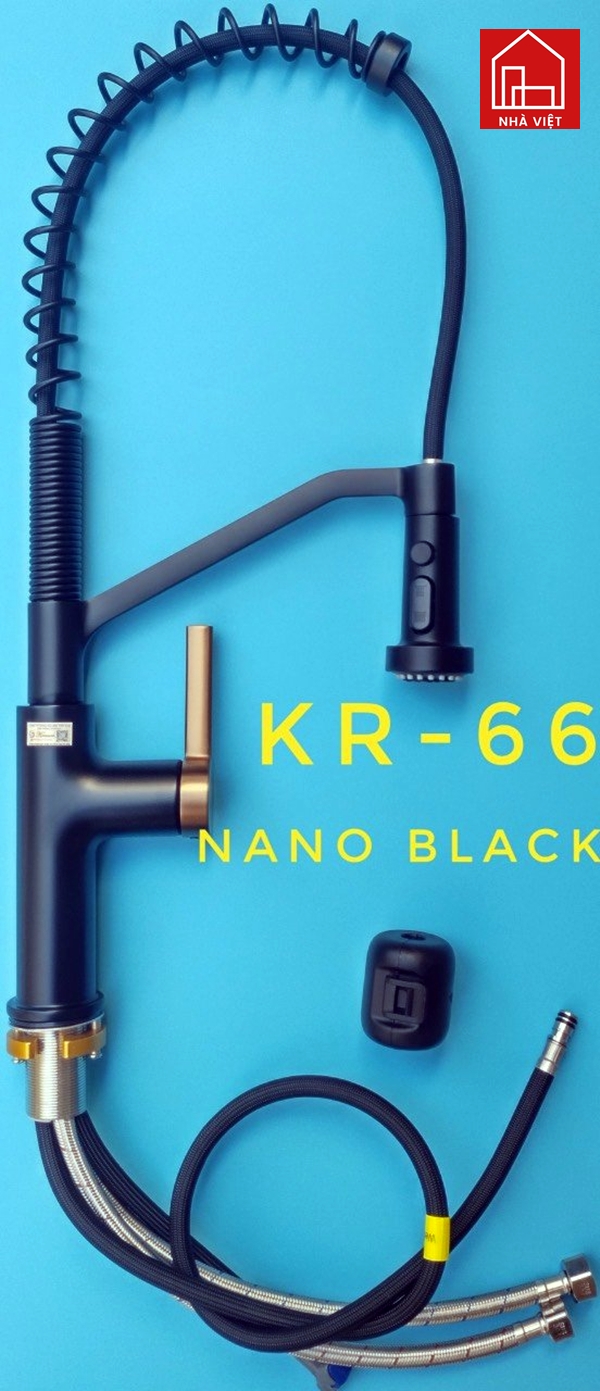 Voi rua bat Krassen Nano black KR-66 2023