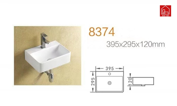 chau lavabo gan tuong 8374